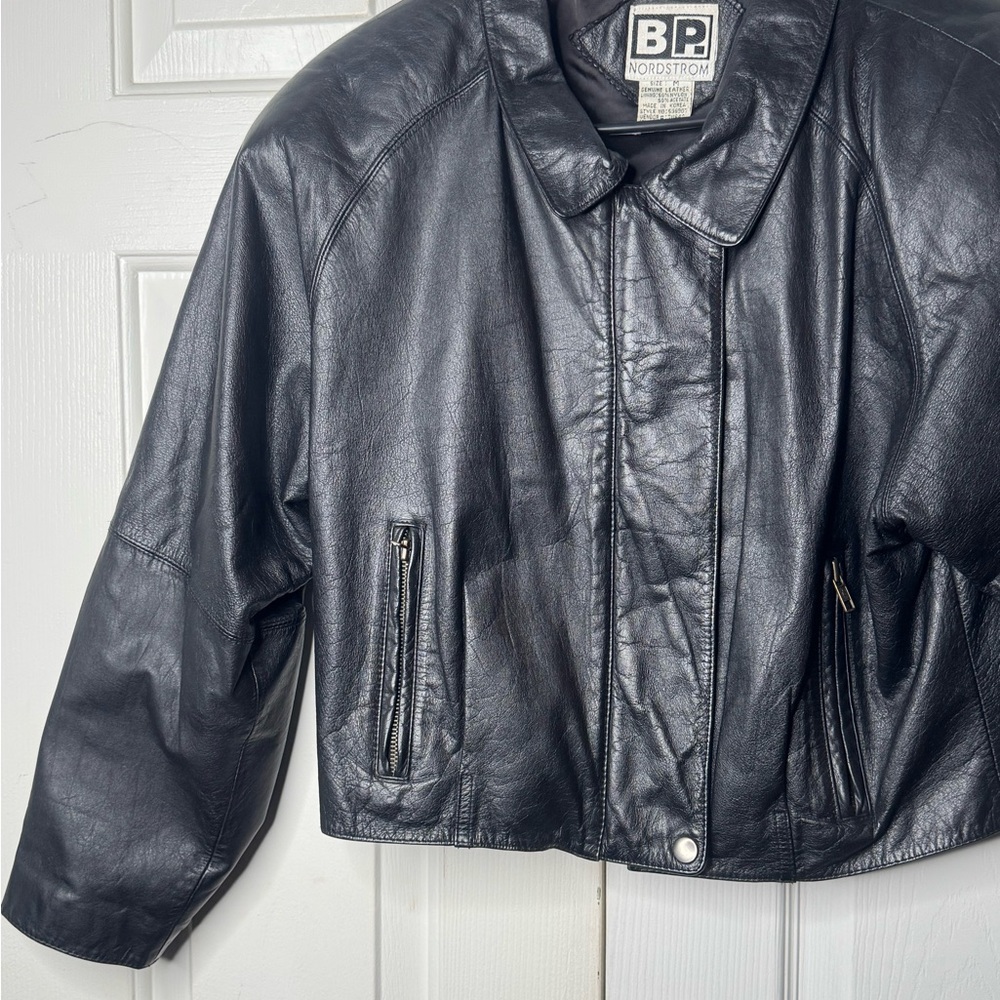 BP Classic Black Leather Jacket - Picture 8 of 16